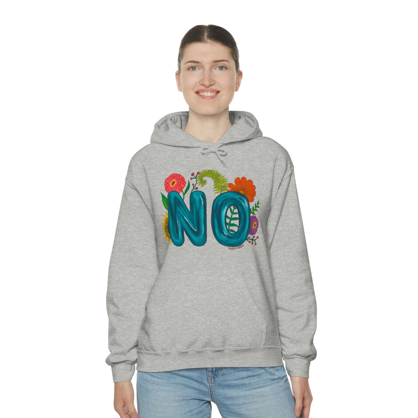 "NO" Unisex Heavy Blend™ Hooded Sweatshirt