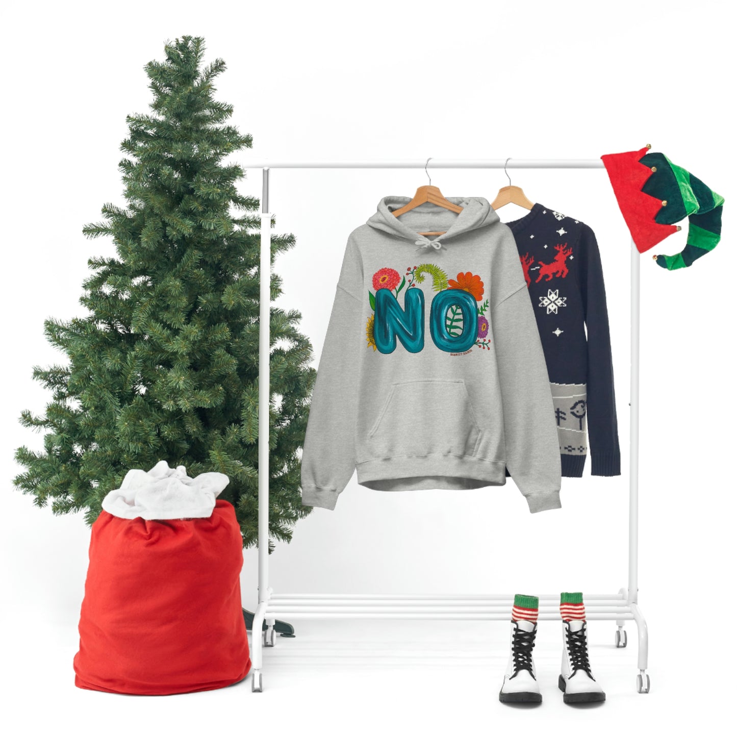 "NO" Unisex Heavy Blend™ Hooded Sweatshirt