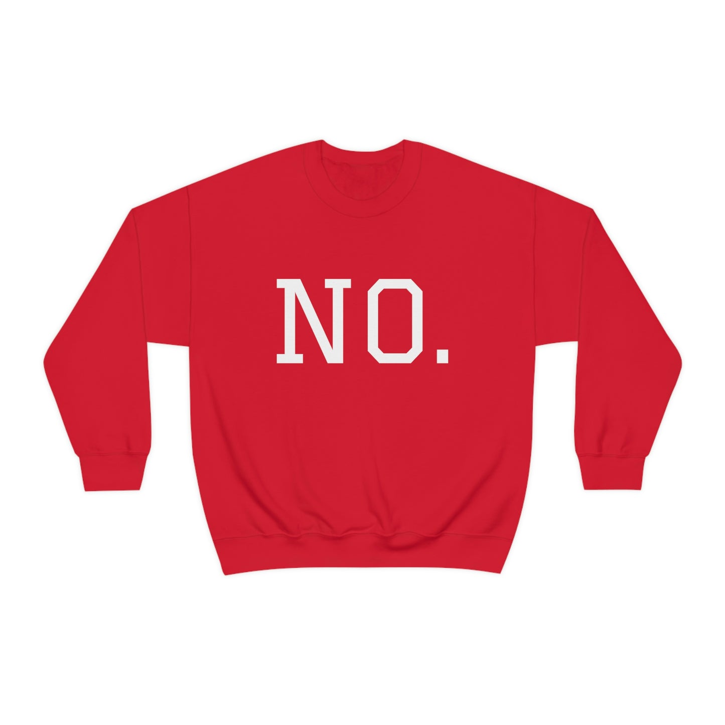 "NO" Unisex Heavy Blend™ Crewneck Sweatshirt