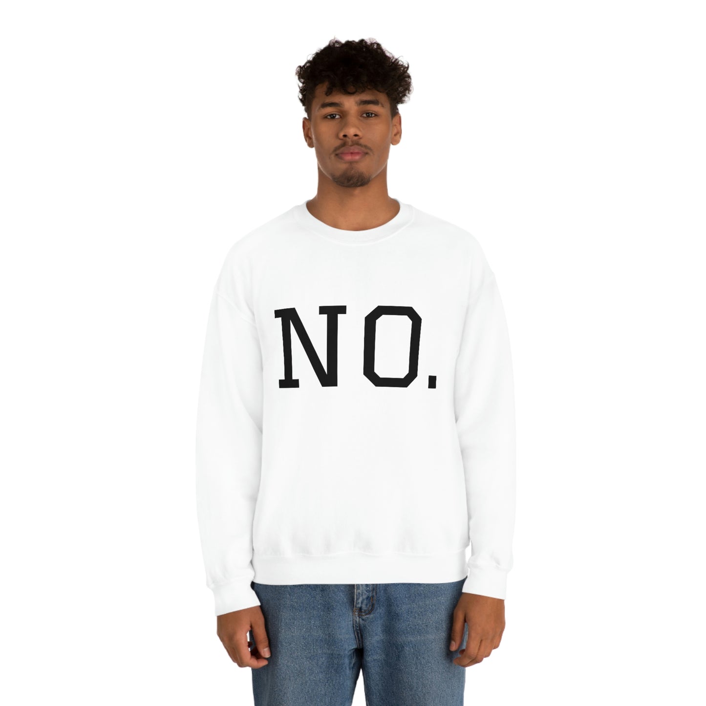 "NO" Unisex Heavy Blend™ Crewneck Sweatshirt