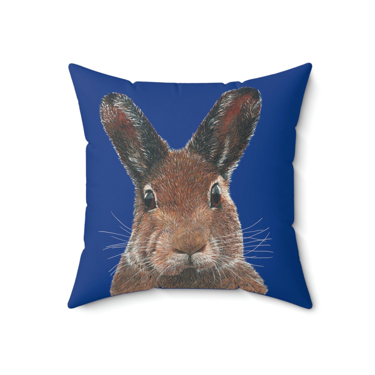 Carl the Rabbit Spun Polyester Square Pillow