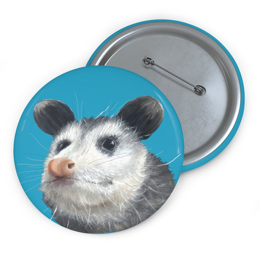 Baby Opossum Custom Pin Buttons