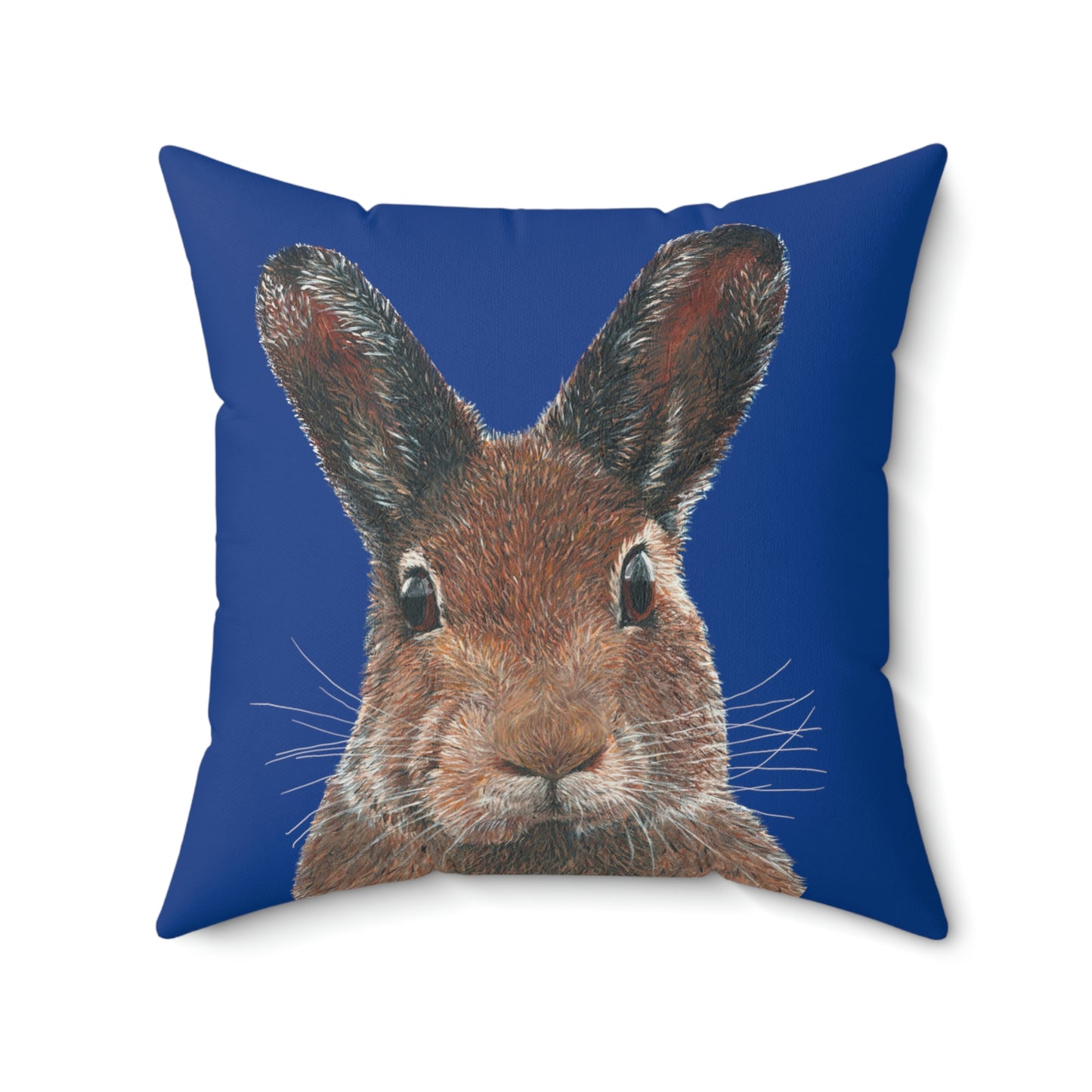 Carl the Rabbit Spun Polyester Square Pillow