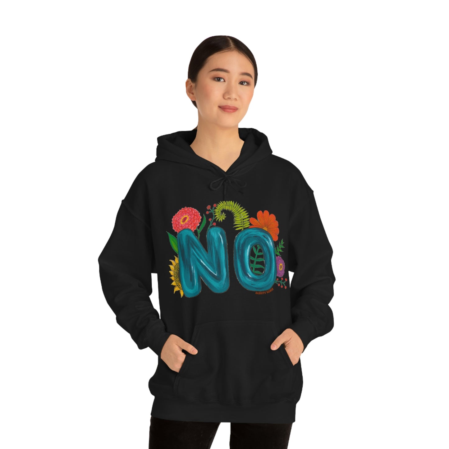 "NO" Unisex Heavy Blend™ Hooded Sweatshirt