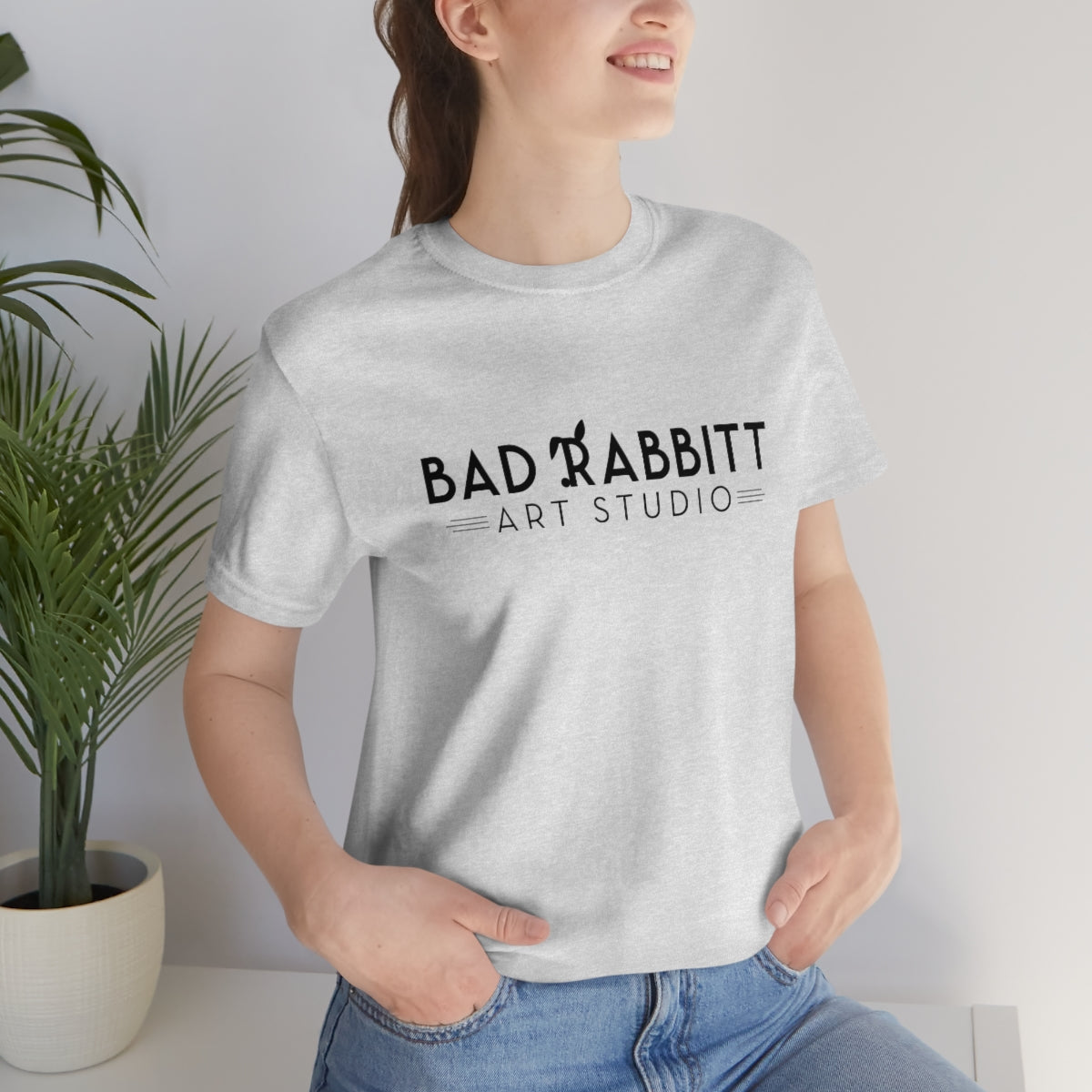 Bad Rabbitt Art Studio Unisex Jersey Short Sleeve Tee