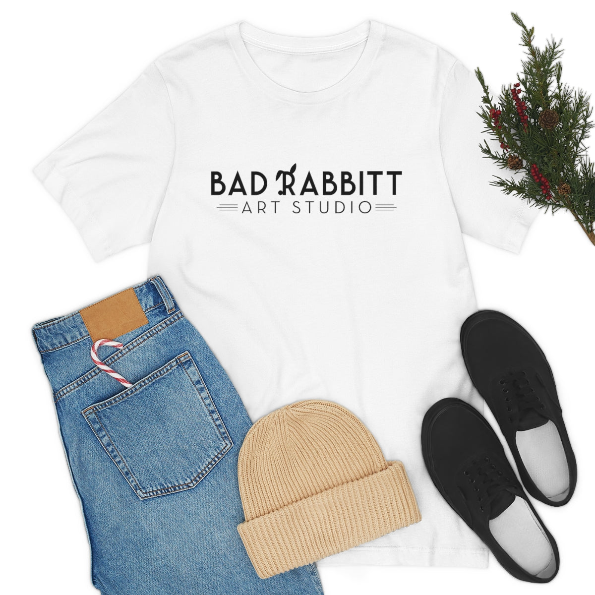 Bad Rabbitt Art Studio Unisex Jersey Short Sleeve Tee