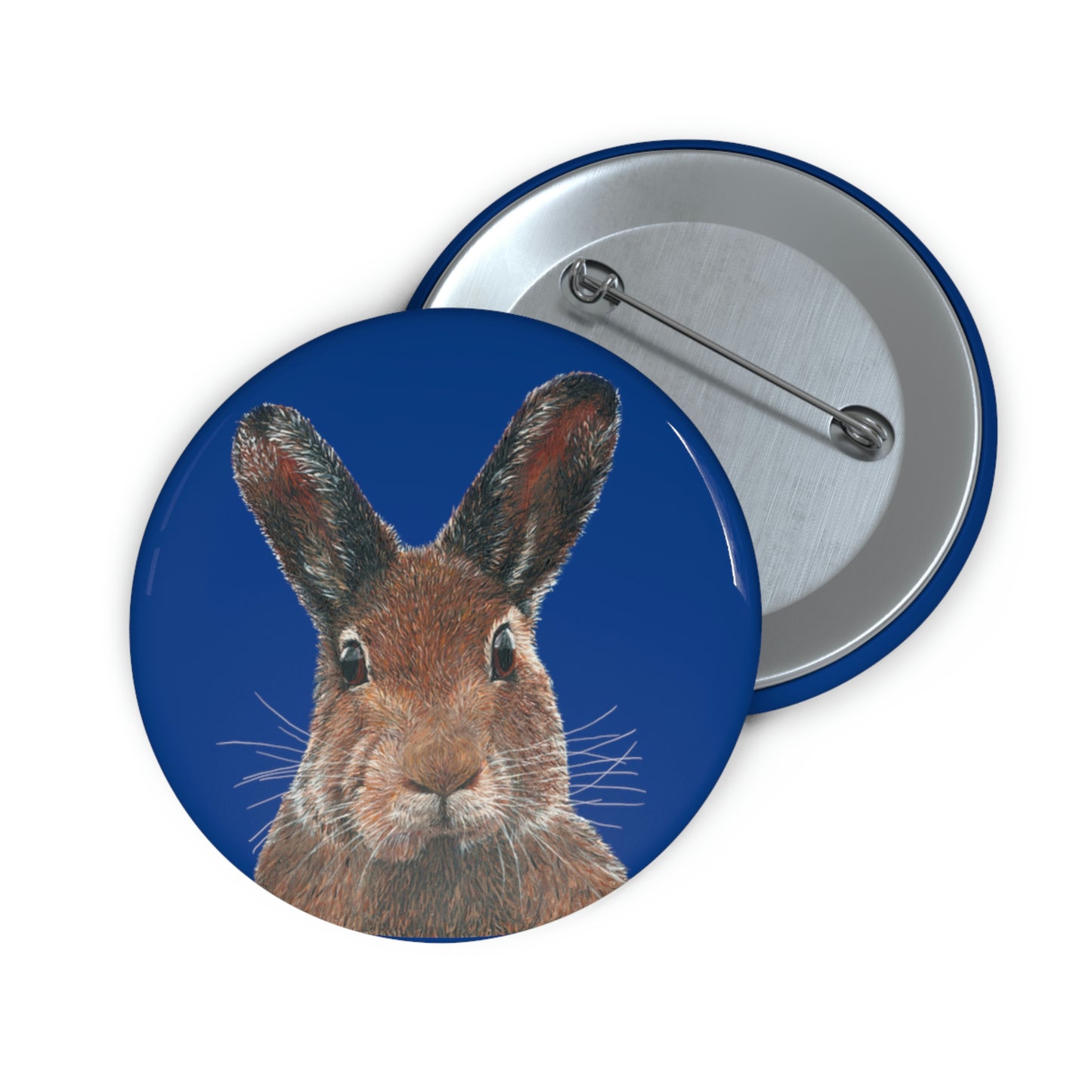 Carl the Rabbit Custom Pin Buttons