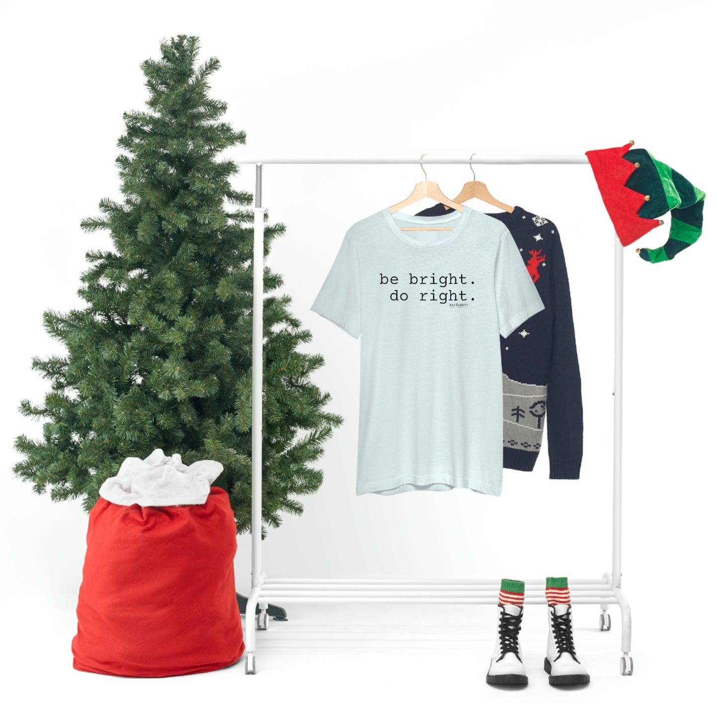 Be Bright Do Right Basic Unisex Jersey Short Sleeve Tee