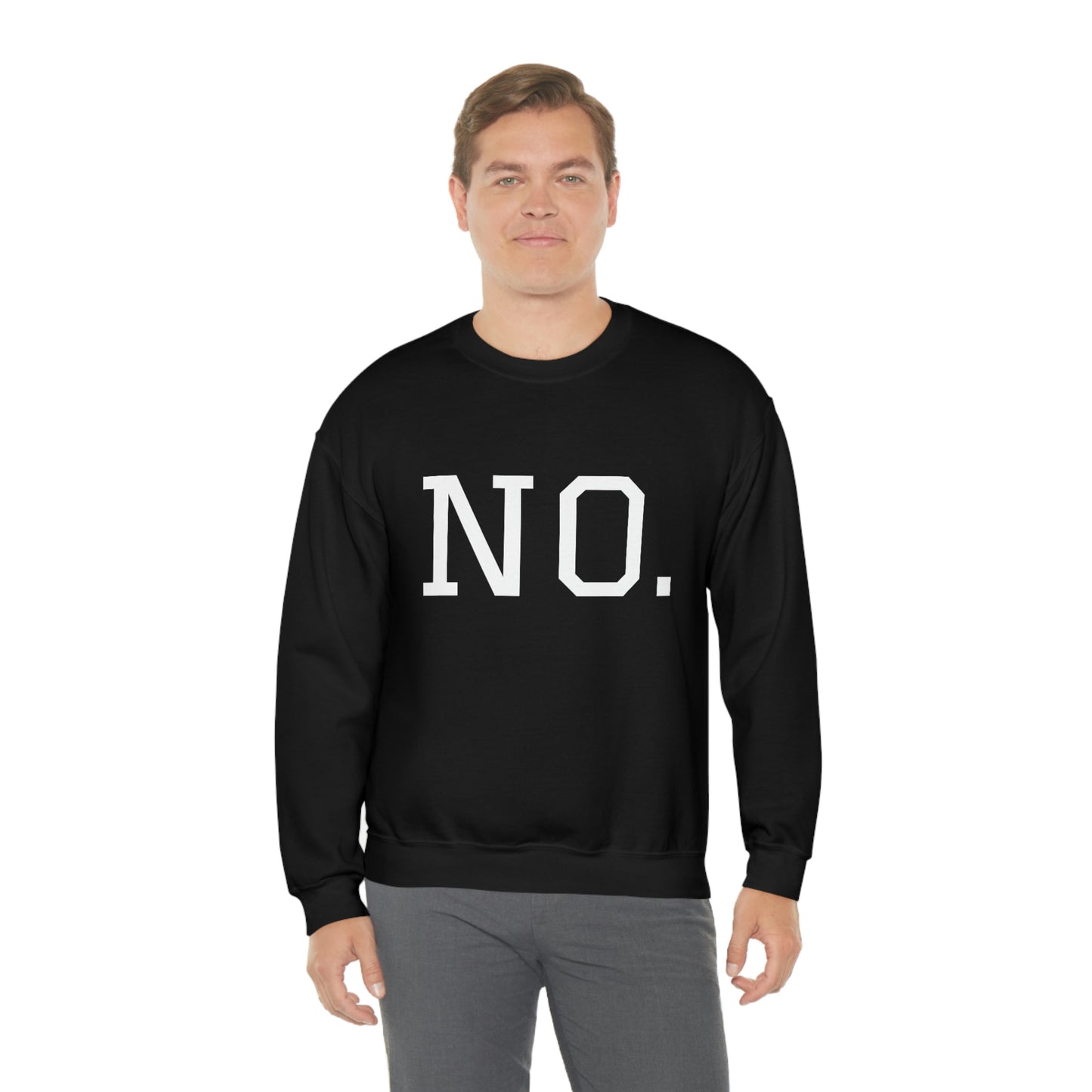"NO" Unisex Heavy Blend™ Crewneck Sweatshirt