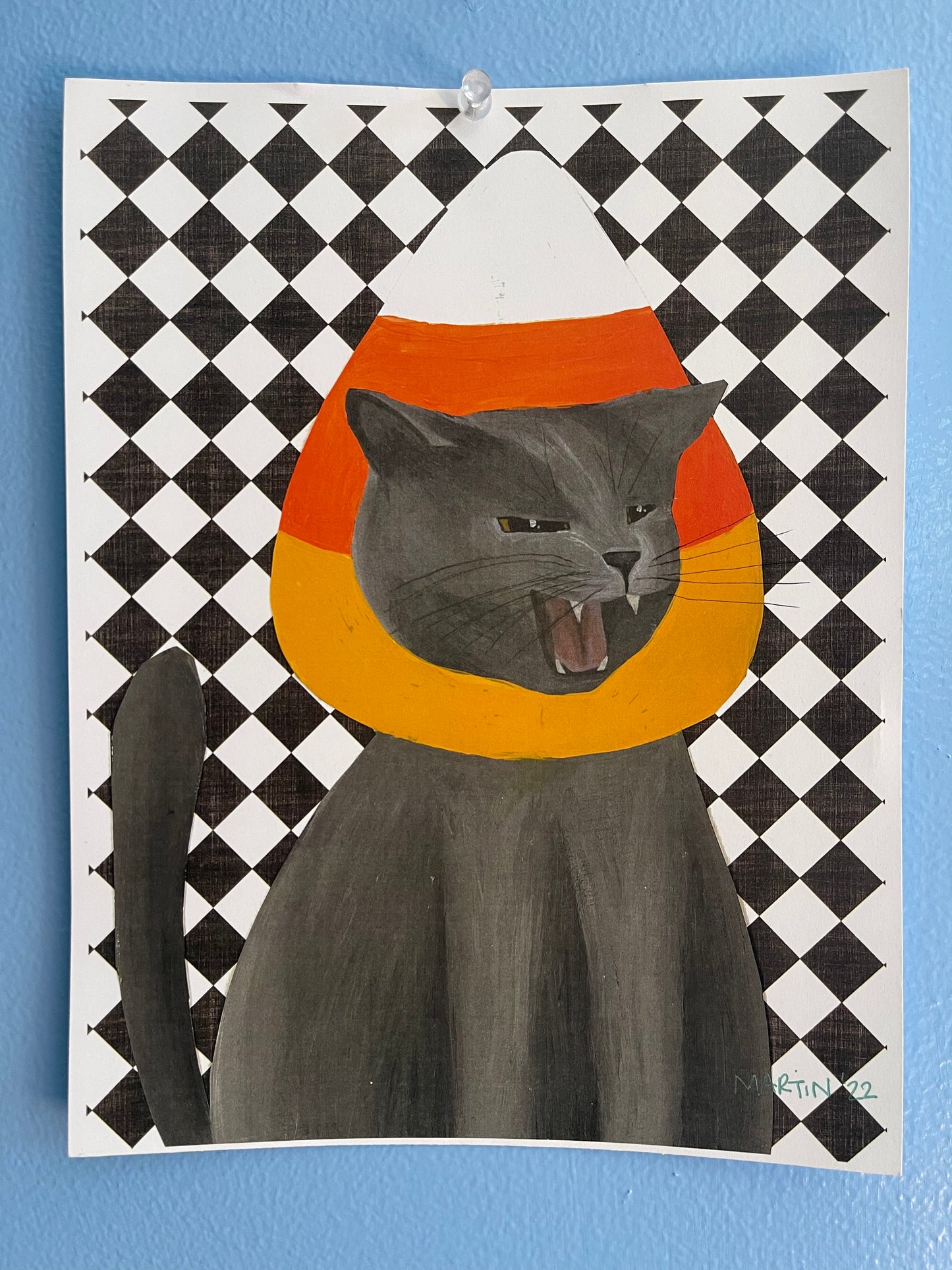 Angry Halloween Toni Print - 7.5x11in - FREE SHIPPING IN US