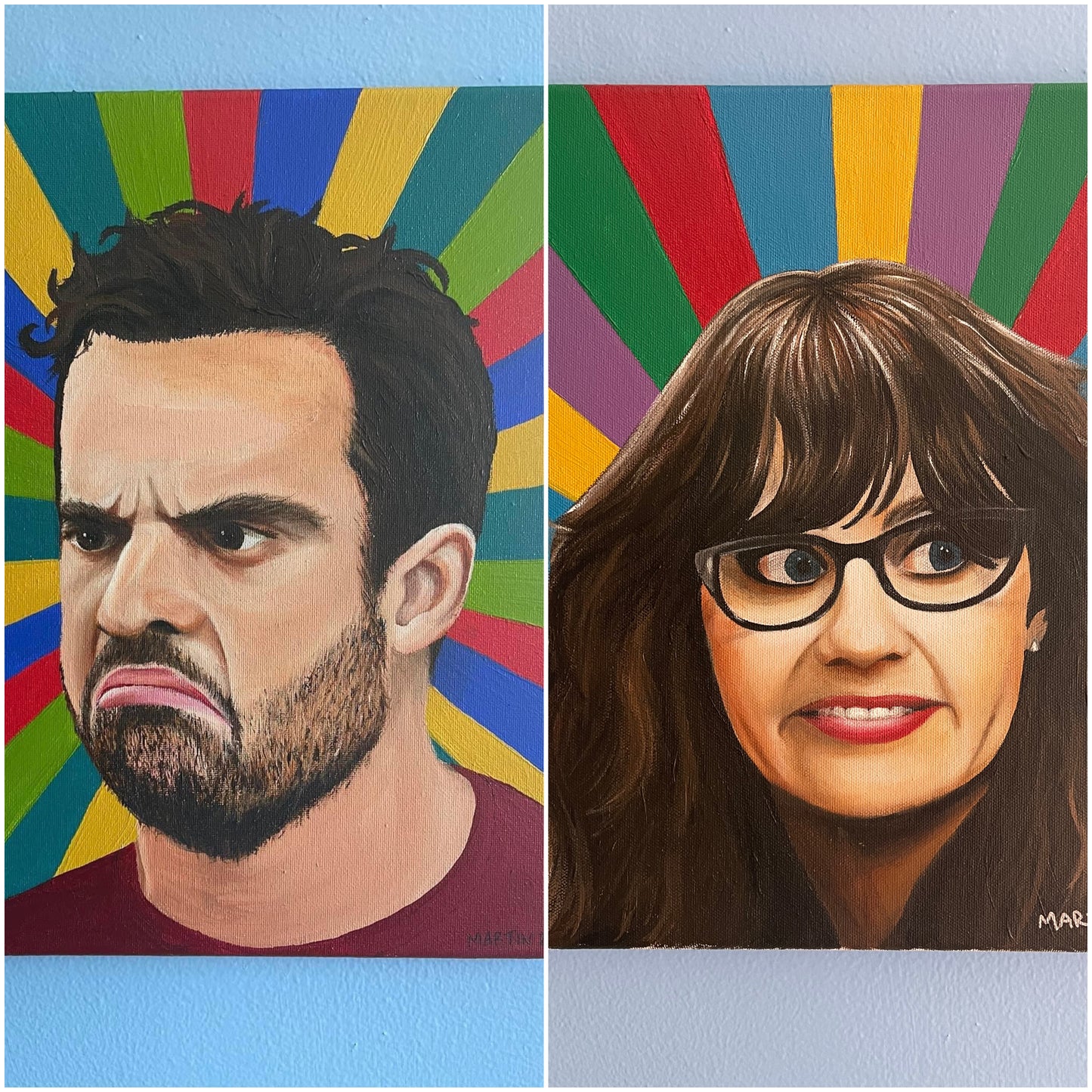 Nick and Jess 8.5x11” Prints - FREE SHIPPING IN US