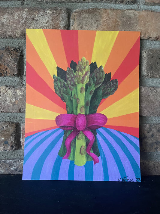The Age of Asparagus 8.5x11 print - FREE SHIPPING IN US