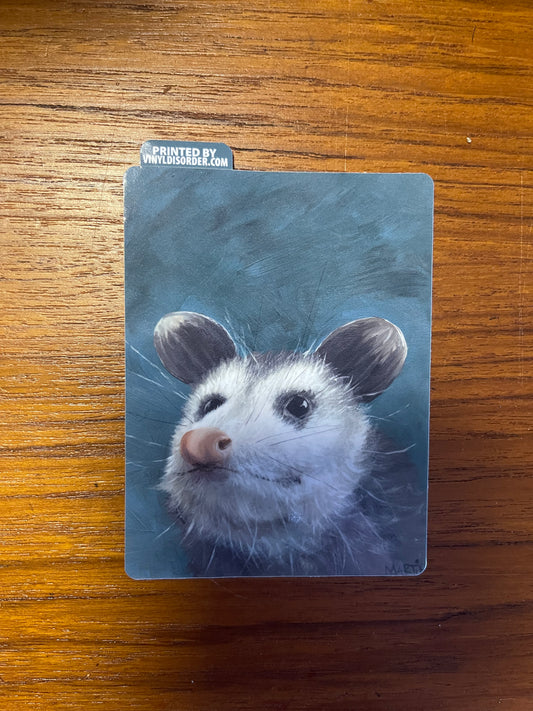 Baby Opossum Sticker - 4x3” - FREE SHIPPING IN U.S.