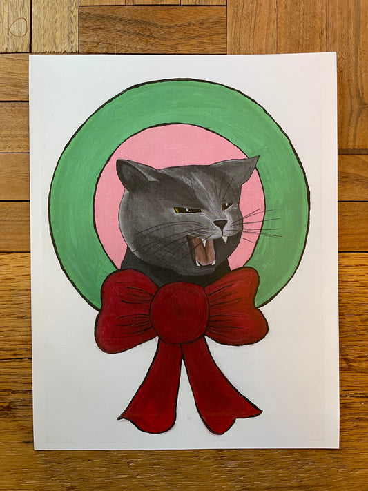 Spicy Toni Holiday/Hissmas Print - 8.5x11in - FREE SHIPPING