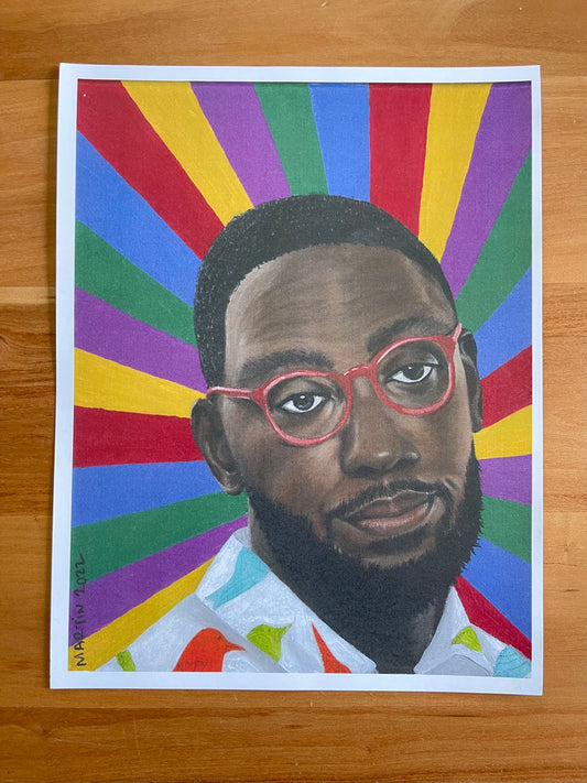 Winston Bishop print - 8.5x11in - Free Shipping in US